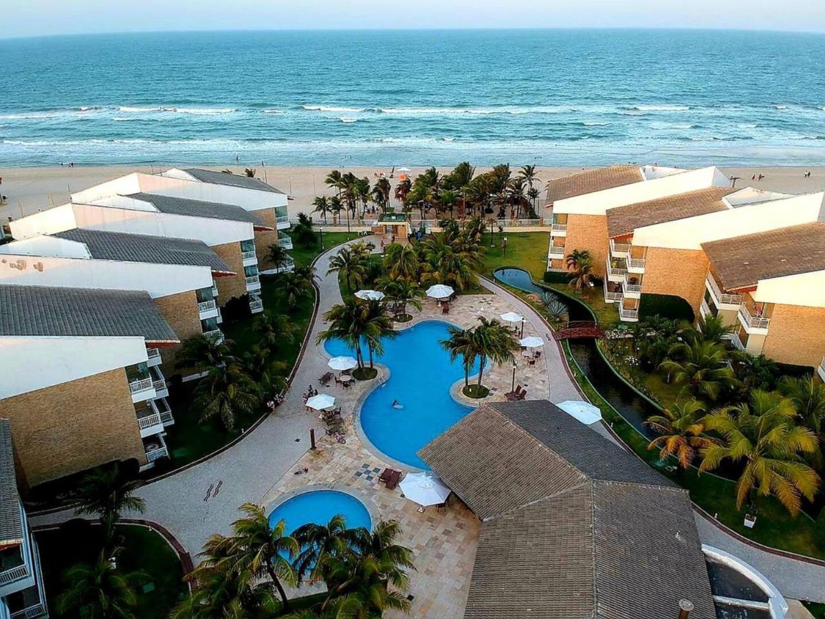 Paraiso Das Dunas - Apartamento A Beira Mar Com Jacuzzi - Proximo Ao Beach Park Акуираз Екстериор снимка