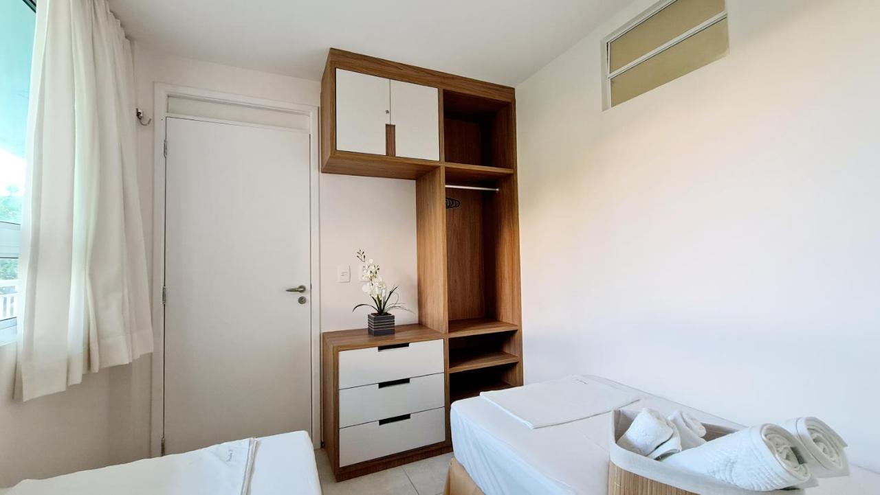 Paraiso Das Dunas - Apartamento A Beira Mar Com Jacuzzi - Proximo Ao Beach Park Акуираз Екстериор снимка