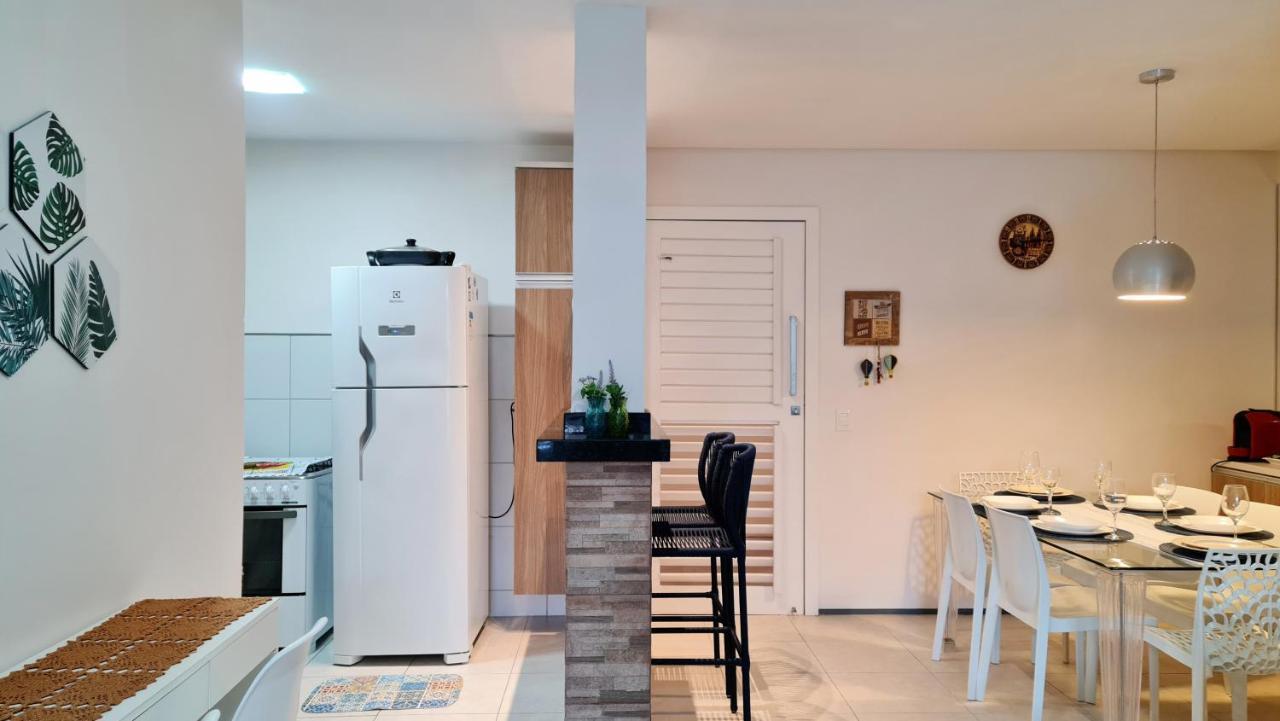 Paraiso Das Dunas - Apartamento A Beira Mar Com Jacuzzi - Proximo Ao Beach Park Акуираз Екстериор снимка