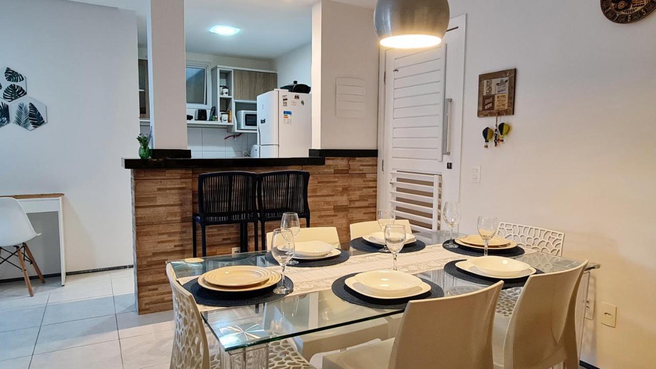 Paraiso Das Dunas - Apartamento A Beira Mar Com Jacuzzi - Proximo Ao Beach Park Акуираз Екстериор снимка