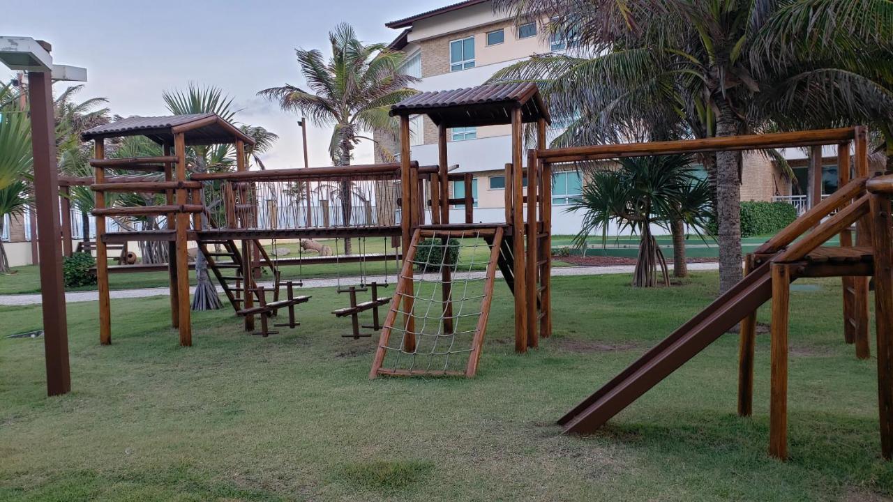 Paraiso Das Dunas - Apartamento A Beira Mar Com Jacuzzi - Proximo Ao Beach Park Акуираз Екстериор снимка