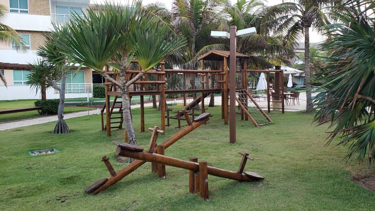 Paraiso Das Dunas - Apartamento A Beira Mar Com Jacuzzi - Proximo Ao Beach Park Акуираз Екстериор снимка