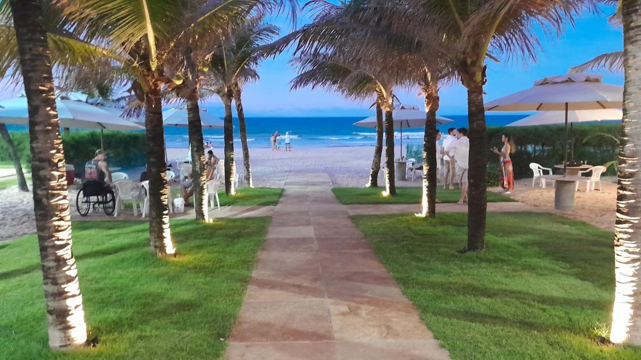 Paraiso Das Dunas - Apartamento A Beira Mar Com Jacuzzi - Proximo Ao Beach Park Акуираз Екстериор снимка